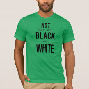 Camiseta No blanco ni negro