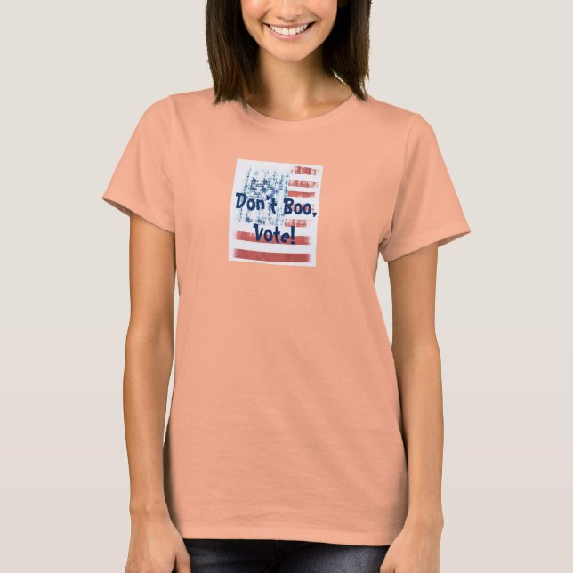 Camiseta ¡No Boo, Vota! (Anverso)