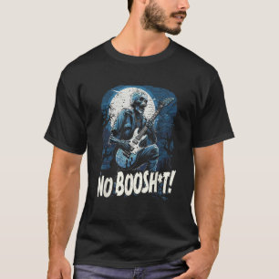Camiseta No Booshit Rock Muerto Inmortal Toca Guitarra Eléc