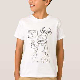 Camiseta NO BULL!  Vegetarians Rock!