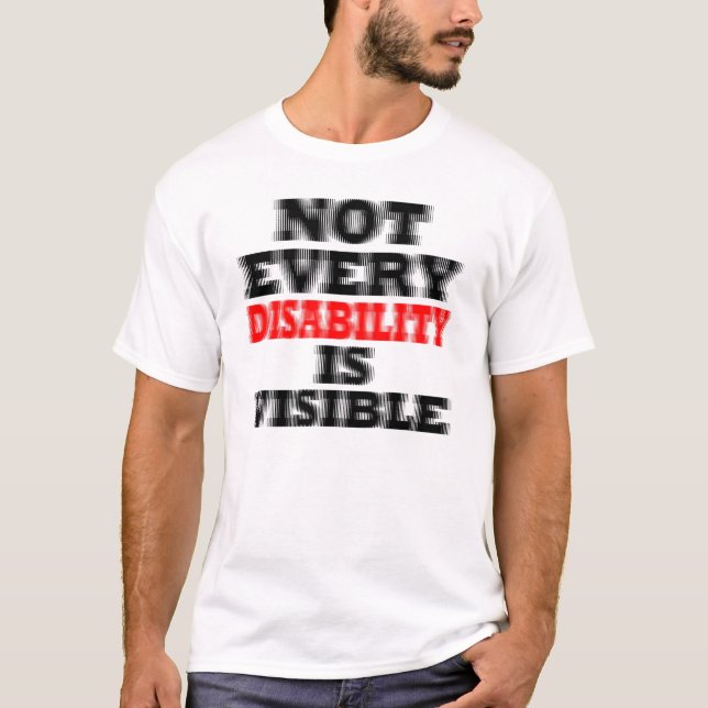 CAMISETA NO CADA INCAPACIDAD ES VISIBLE (Anverso)