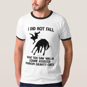 Camiseta No Caí Lo Que Vieron Fue Un Equino Asistido
