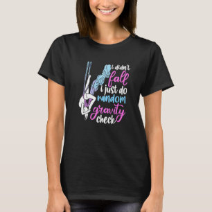 Camiseta No caí, solo hago controles aleatorios de gravedad