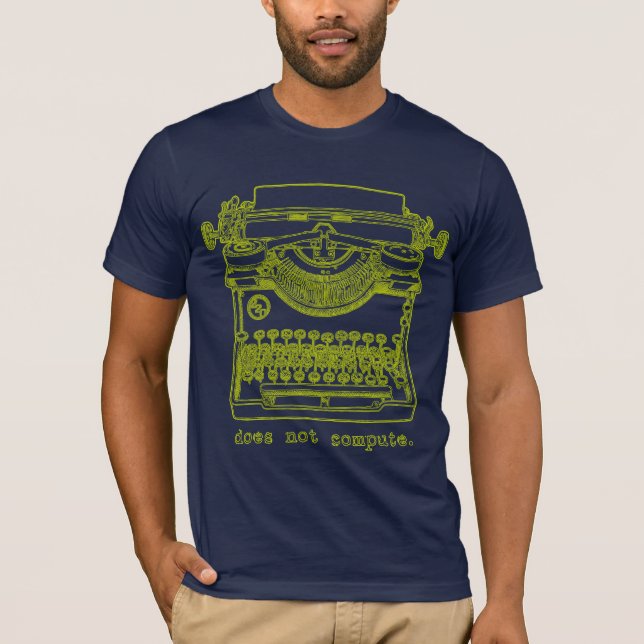 Camiseta No calcula (Chartreuse) (Anverso)