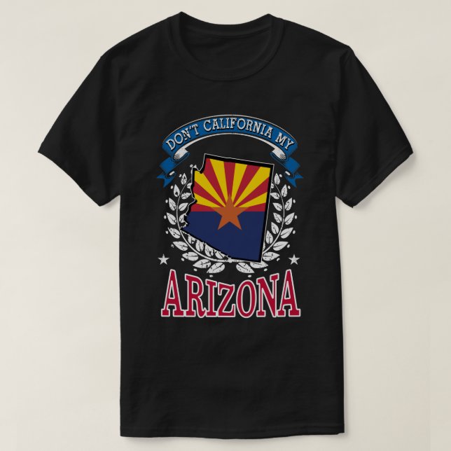 Camiseta No califiques MI Arizona (Diseño del anverso)