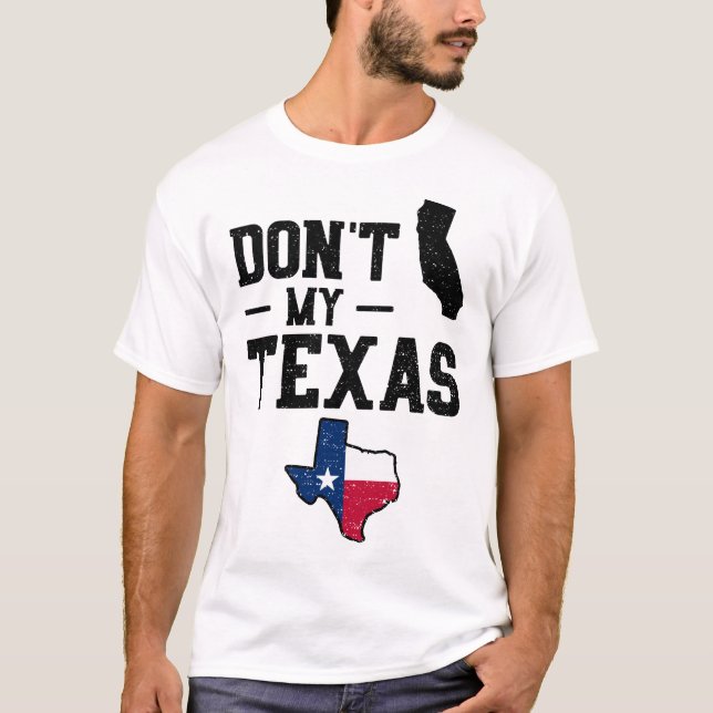 Camiseta No califiques mi Texas (Anverso)