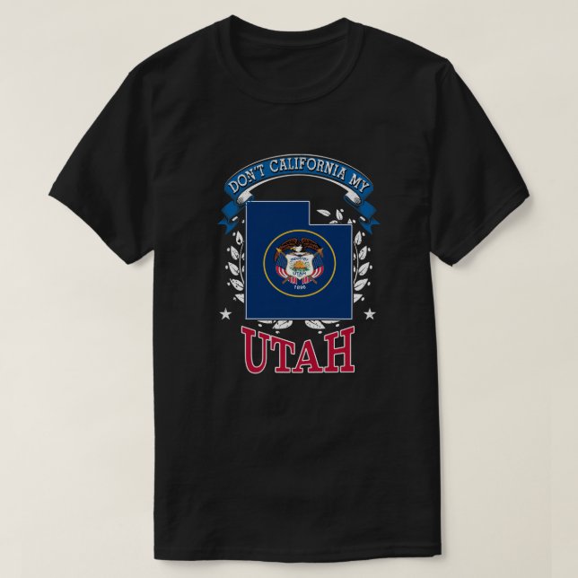 Camiseta No califorés MY Utah (Diseño del anverso)