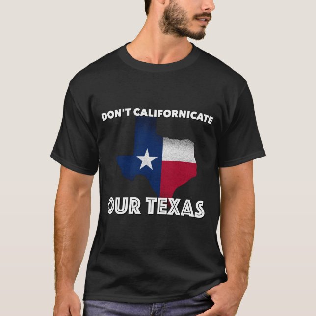 Camiseta No californices Texas (Anverso)