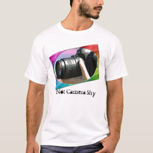 Camiseta No cámara tímida