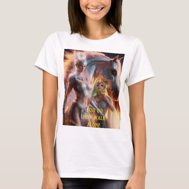 Camiseta No caminas solo (Anverso)