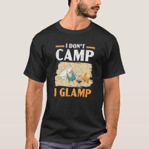 Camiseta No campamento I aprieta el camping natural
