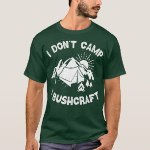 Camiseta No campamento I Bushcraft Guay Retro Survival 1