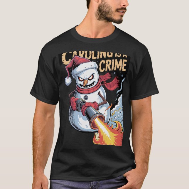 Camiseta  No Caroling Zone (Anverso)