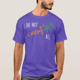 Camiseta No Carroto Todo El Divertido Vegetariano Vegetaria