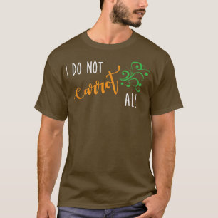 Camiseta No Carroto Todo El Divertido Vegetariano Vegetaria