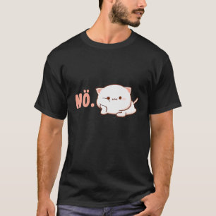 Camiseta Nö Cat Funny Irónico Sarcasmo Diciendo