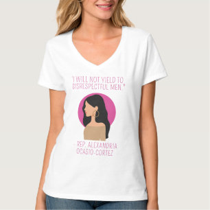 Camiseta No cederé a hombres irrespetuosos Alexandria