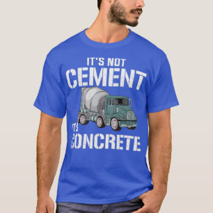 Camiseta No cemento su concreto concreto