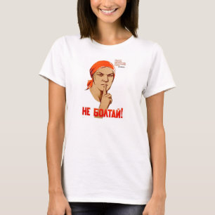 Camiseta ¡No charle! La charla lleva a la traición