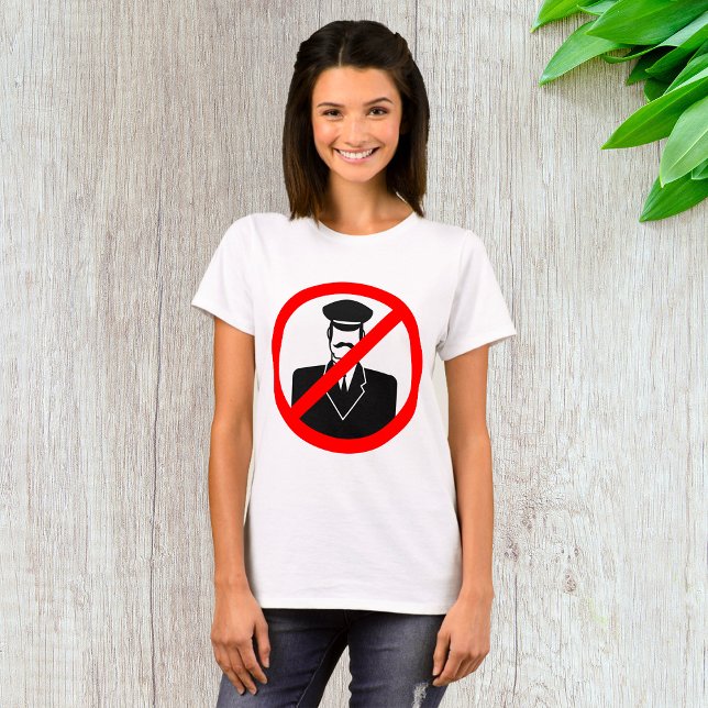 Camiseta No Chauffeur Allowed Symbol Funny Warning (Subido por el creador)