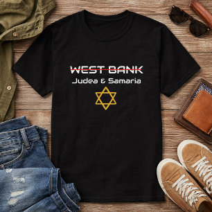 Camiseta No Cisjordania, Judea Samaria Israel