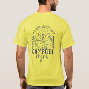 Camiseta No City Lights Camping Familiar