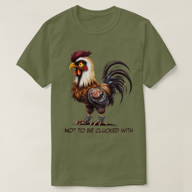 Camiseta No Clucking 01 (Diseño del anverso)