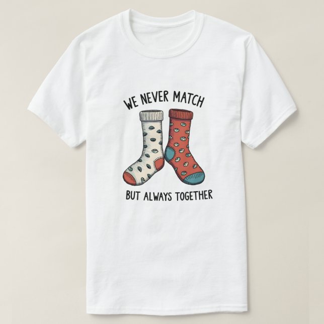 Camiseta No coincidir (Diseño del anverso)