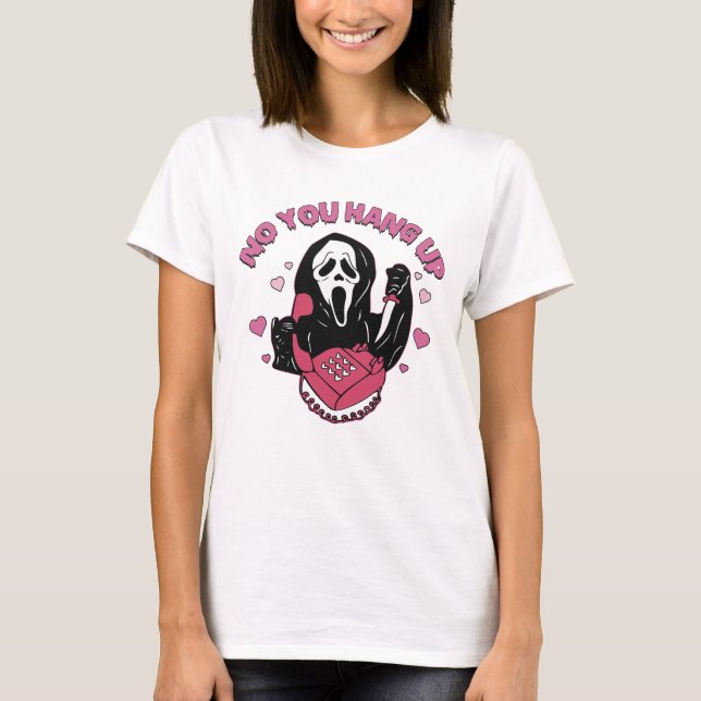 Camiseta No, colgarás la camiseta, la graciosa Ghostface Va (Anverso)