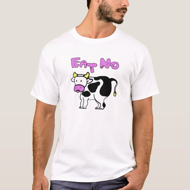 Camiseta No coma ninguna vaca (Anverso)