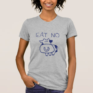 Camiseta No coma ninguna vaca - blueb