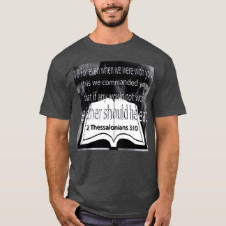 Camiseta No comas 2 Tesalonicenses