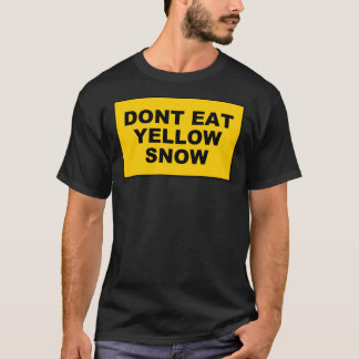 Camiseta NO COMER Pegatina DE NIEVE AMARILLA.png