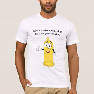Camiseta No cometan un error Rompiendo tu serpiente.chiste