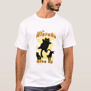 Camiseta No cometer error nunca renunciar a una cita Inspir