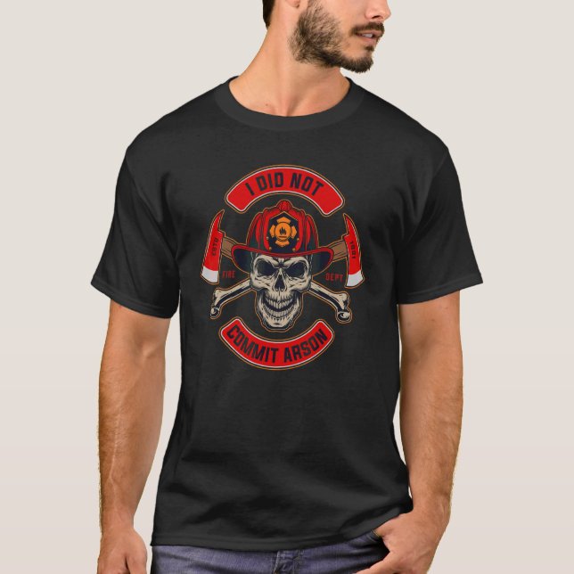 Camiseta No cometí el Día del Fuego de Incendios (Anverso)