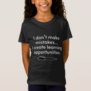 Camiseta No Cometo Errores - Aprendizaje Creativo