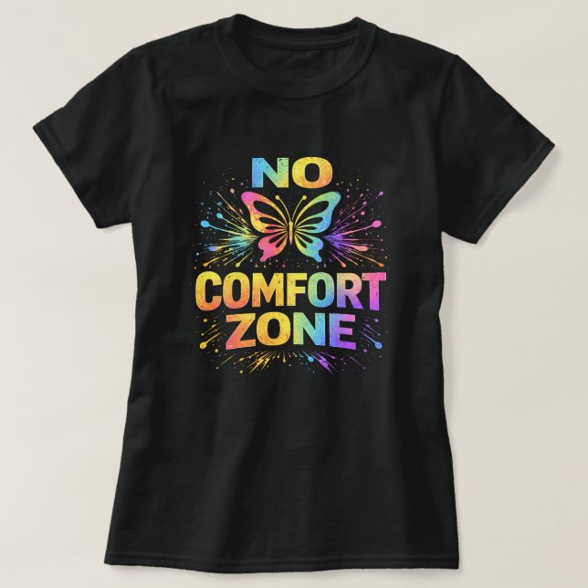 Camiseta No Comfort Zone Butterfly 0047720 (Diseño del anverso)