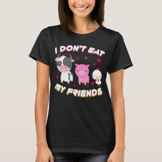 Camiseta No Como a Mi Amigo Fruta Vegana Vegetariana