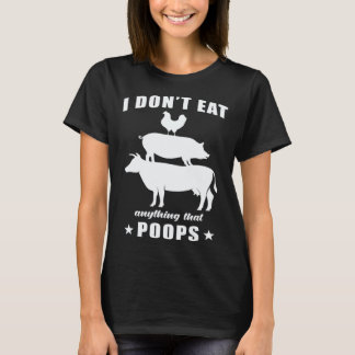 Camiseta No Como Nada Que Defeca   Decir Cool Vega