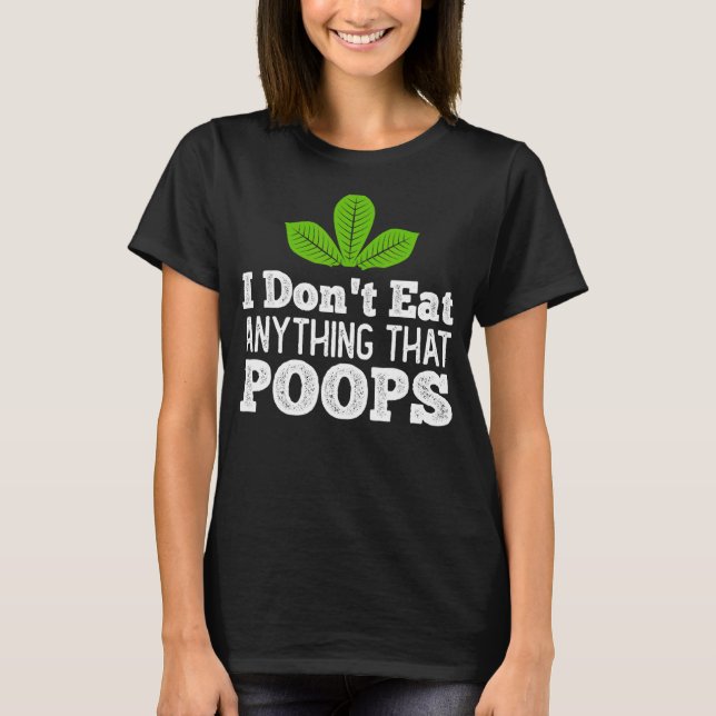 Camiseta No como nada que poops Vegeta Vegeta Vegeta (Anverso)