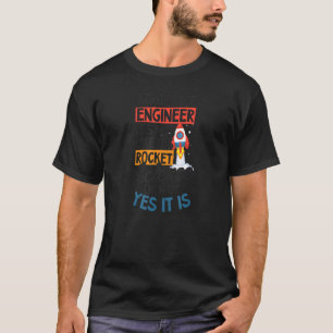 Camiseta No como si fuera ciencia de cohetes esperar es aer