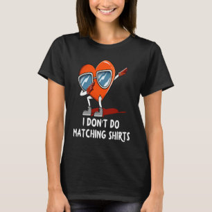Camiseta No comparo el humor Día de San Valentín