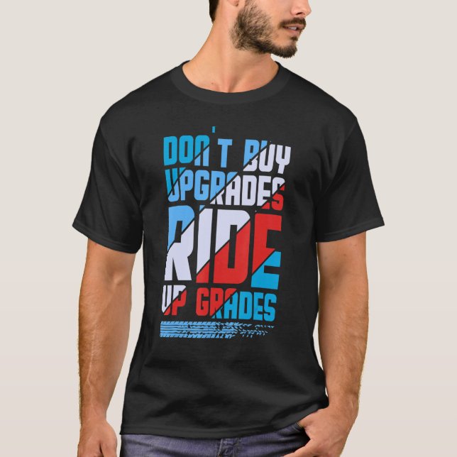 Camiseta No compre Update DownHill Mountain Bike Design par (Anverso)