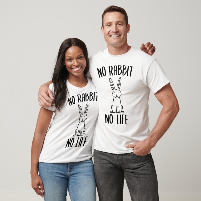 Camiseta No Conejo No Vida (Unisexo)