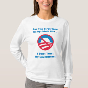 Camiseta No confíe en al gobierno