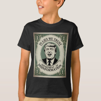 Camiseta “no confíes en Nadie” - Parodia del Billete de Tru