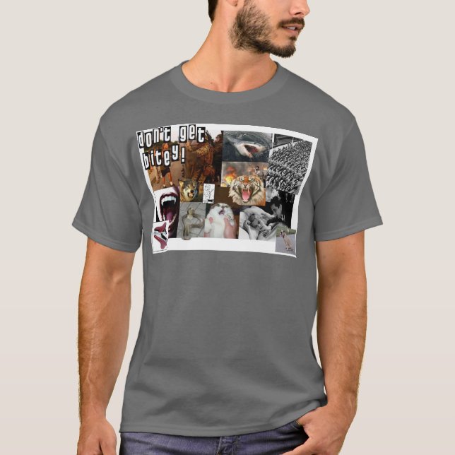 Camiseta ¡No consiga Bitey! (Anverso)