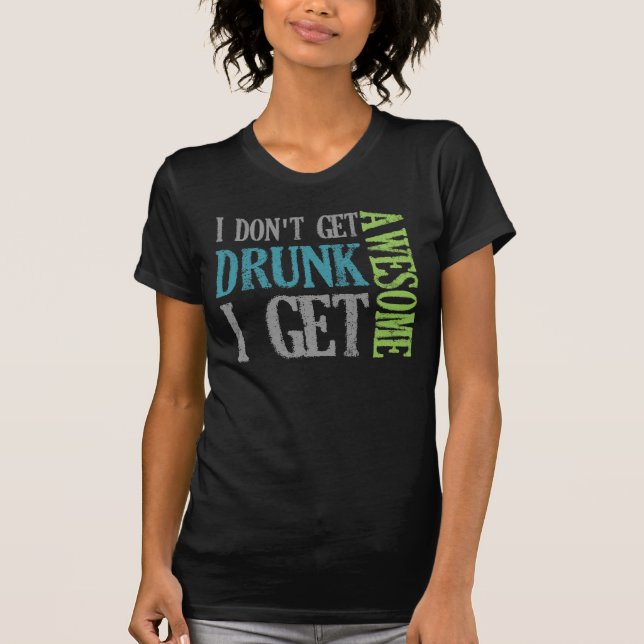 Camiseta ¡No consigo BEBIDO! (Anverso)
