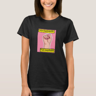 Camiseta no consumible, no negociable